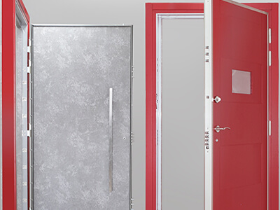 Puerta-acorazada-KIUSO-XXI-roja-01 cerrajería